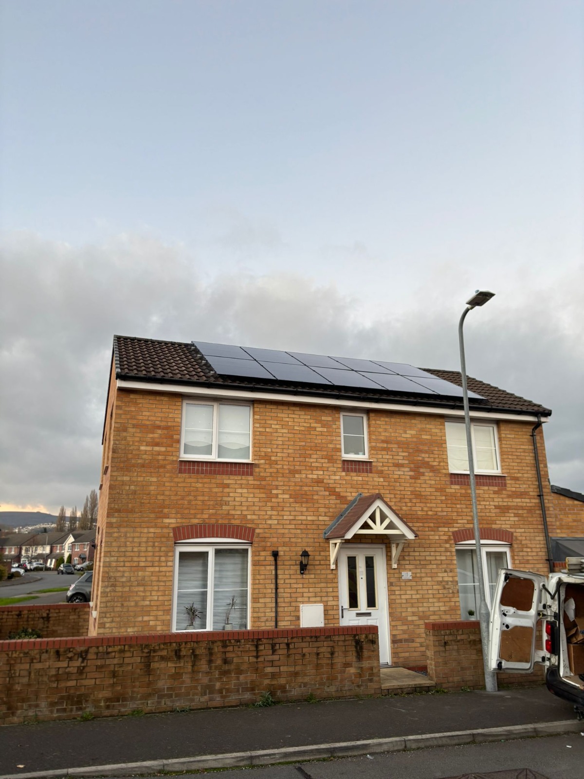 Solar panel installation by Cozy Home Solutions 7 of 11