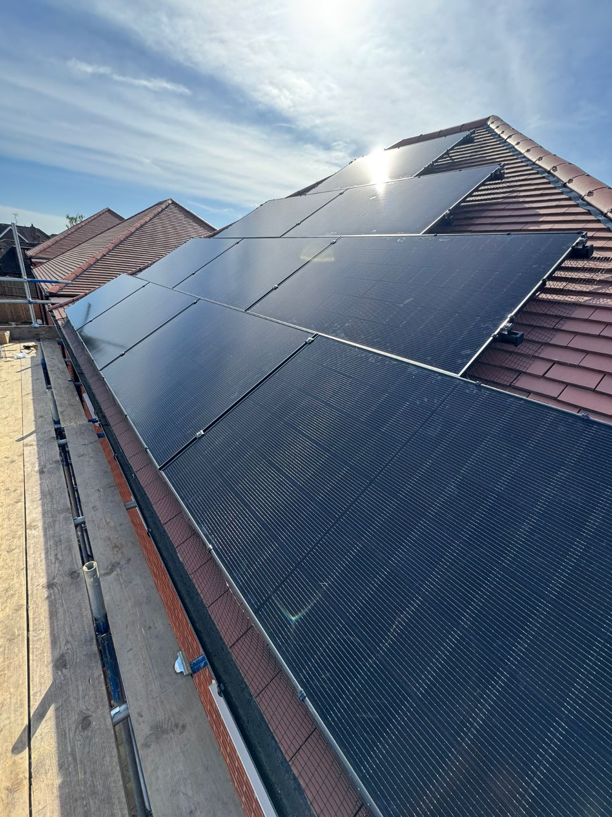 Solar panel installation by Cozy Home Solutions 2 of 11