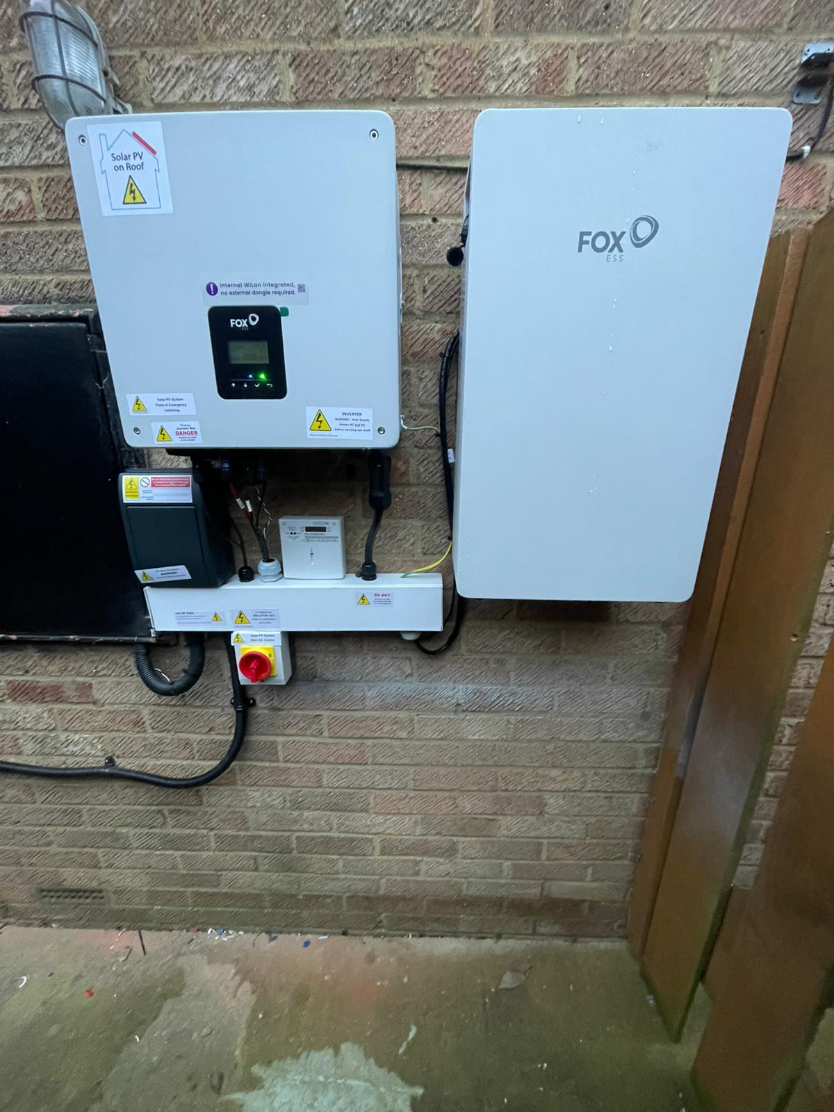 Fox ESS battery storage installation by Cozy Home Solutions 4 of 8