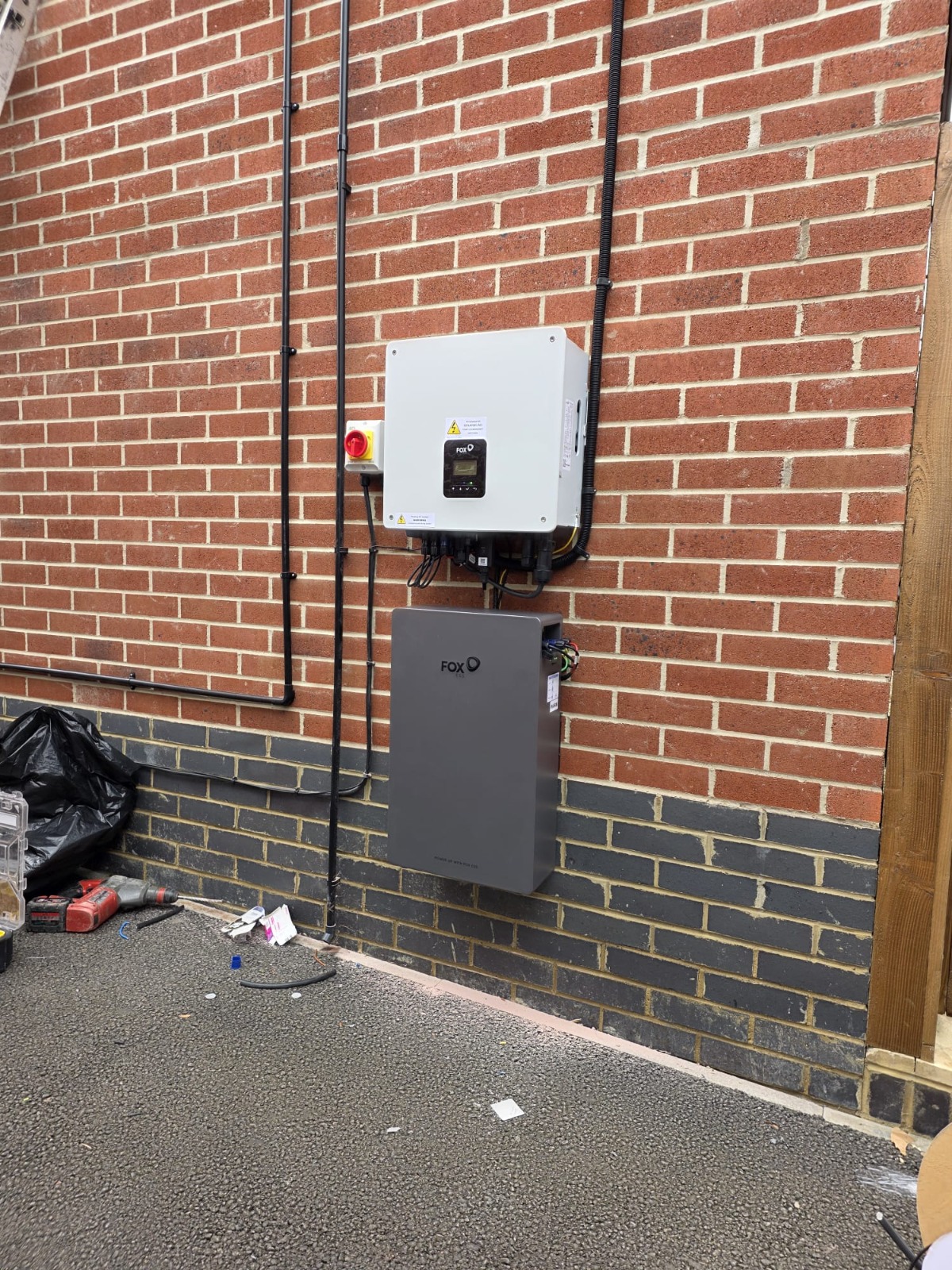 Fox ESS battery storage installation by Cozy Home Solutions 6 of 8