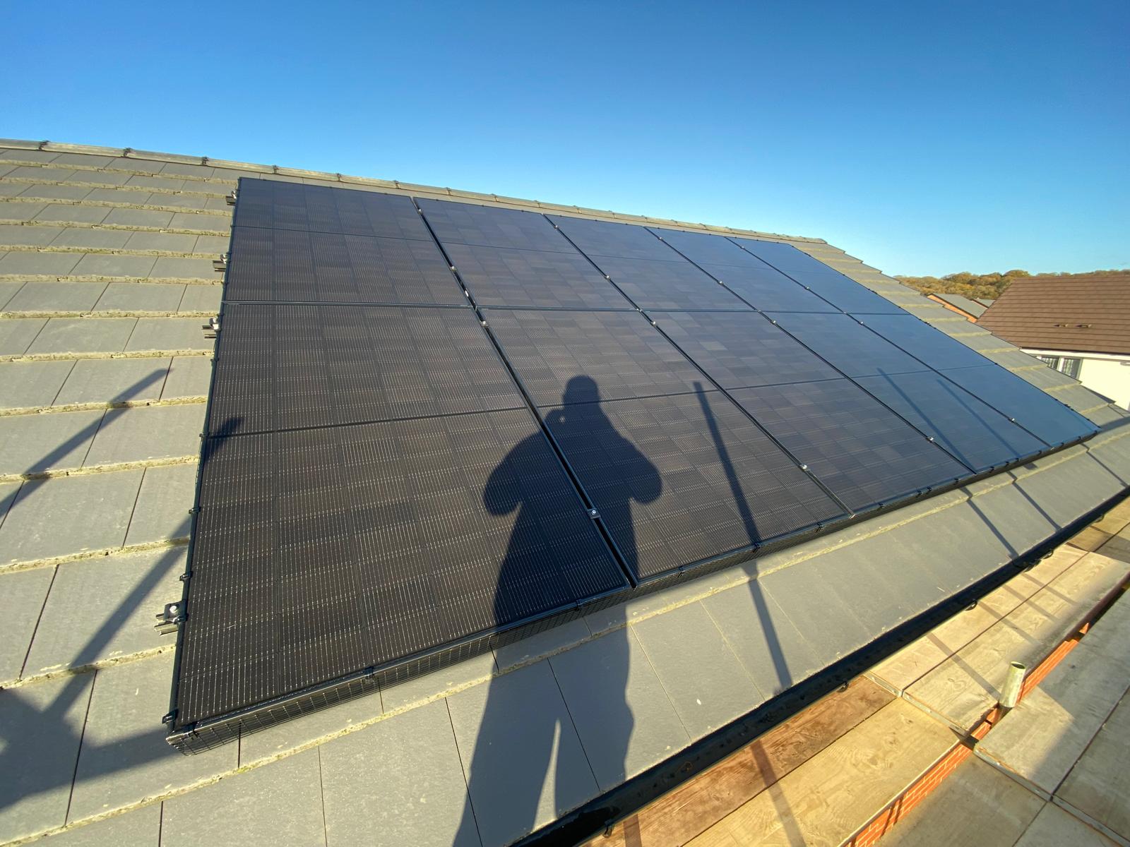 Solar panel installation by Cozy Home Solutions 6 of 11